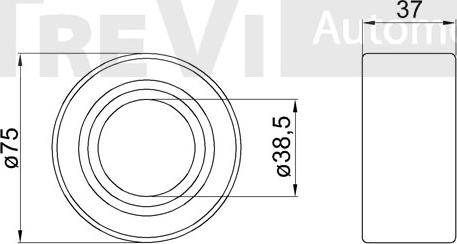 Trevi Automotive WB1247 - Kit cuscinetto ruota www.autoricambit.com