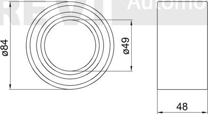 Trevi Automotive WB1709 - Kit cuscinetto ruota www.autoricambit.com