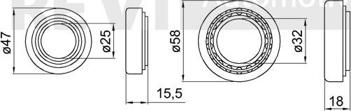 Trevi Automotive WB2050 - Kit cuscinetto ruota www.autoricambit.com