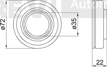 Trevi Automotive WB2169 - Kit cuscinetto ruota www.autoricambit.com