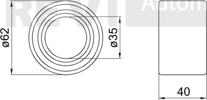 Trevi Automotive WB2185 - Kit cuscinetto ruota www.autoricambit.com