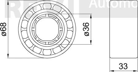 Trevi Automotive WB2130 - Kit cuscinetto ruota www.autoricambit.com