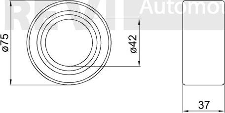 Trevi Automotive WB2265 - Kit cuscinetto ruota www.autoricambit.com