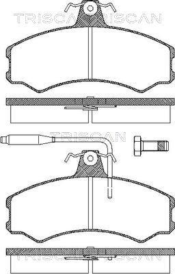 ATE 602902 - Kit pastiglie freno, Freno a disco www.autoricambit.com