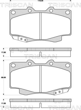 FTE 9001144 - Kit pastiglie freno, Freno a disco www.autoricambit.com