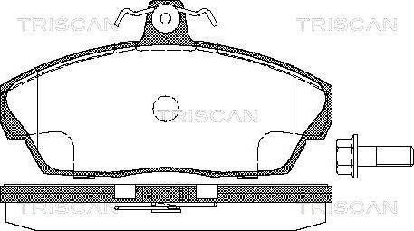 HELLA T5120 - Kit pastiglie freno, Freno a disco www.autoricambit.com