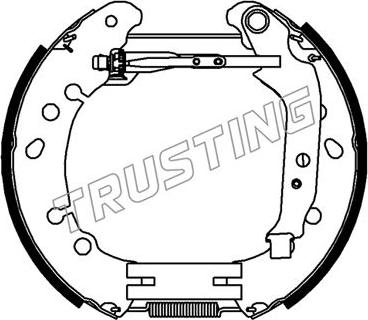 Trusting 6489 - Kit freno, freni a tamburo www.autoricambit.com