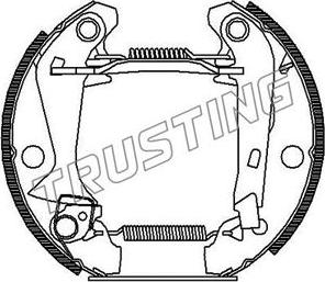 Trusting 6025 - Kit freno, freni a tamburo www.autoricambit.com