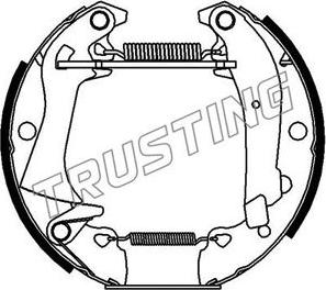 Trusting 6022 - Kit freno, freni a tamburo www.autoricambit.com