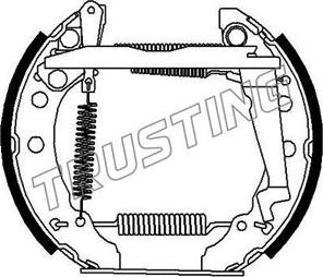 Trusting 630.0 - Kit freno, freni a tamburo www.autoricambit.com