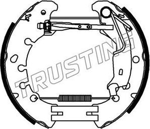 Trusting 638.0 - Kit freno, freni a tamburo www.autoricambit.com