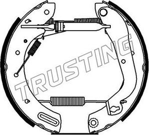 Trusting 6222 - Kit freno, freni a tamburo www.autoricambit.com