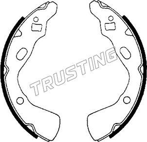 Trusting 049.140 - Kit freno, freni a tamburo www.autoricambit.com