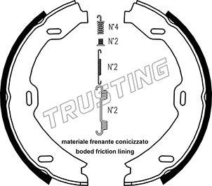 Trusting 052.128K - Kit ganasce, Freno stazionamento www.autoricambit.com