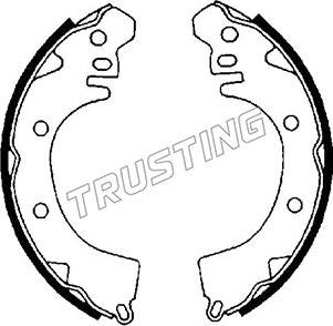 Trusting 064.155 - Kit freno, freni a tamburo www.autoricambit.com