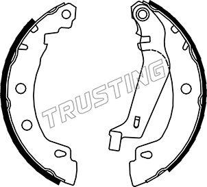 Trusting 088.225Y - Kit freno, freni a tamburo www.autoricambit.com