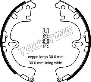 Trusting 115.303 - Kit freno, freni a tamburo www.autoricambit.com