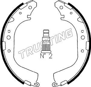 Trusting 115.268 - Kit freno, freni a tamburo www.autoricambit.com