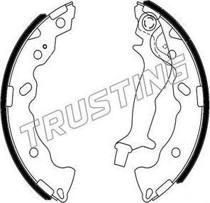 Trusting 253.707 - Kit freno, freni a tamburo www.autoricambit.com