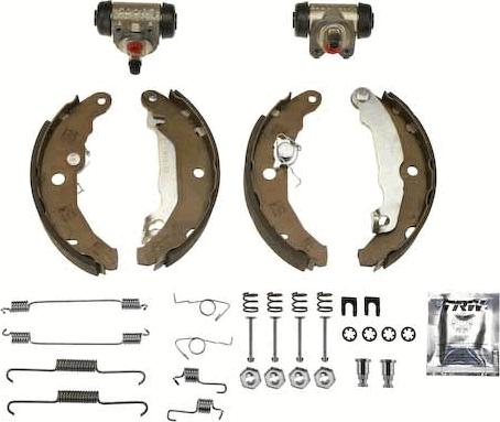 TRW BK1645 - Kit freno, freni a tamburo www.autoricambit.com