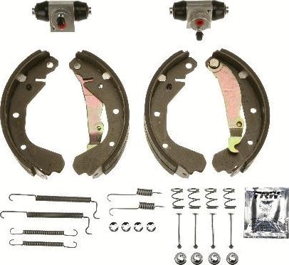 TRW BK1611 - Kit freno, freni a tamburo www.autoricambit.com