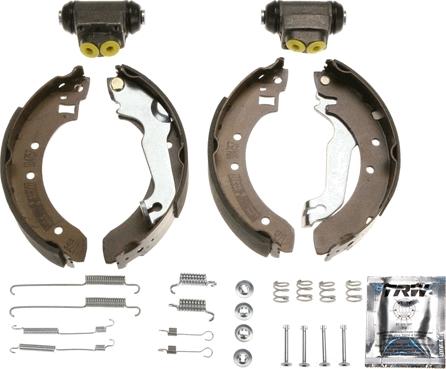 TRW BK1639 - Kit freno, freni a tamburo www.autoricambit.com