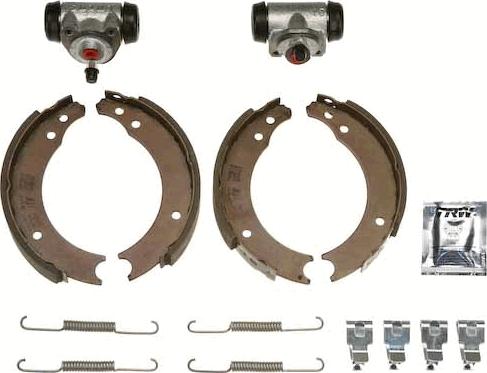 TRW BK1001 - Kit freno, freni a tamburo www.autoricambit.com