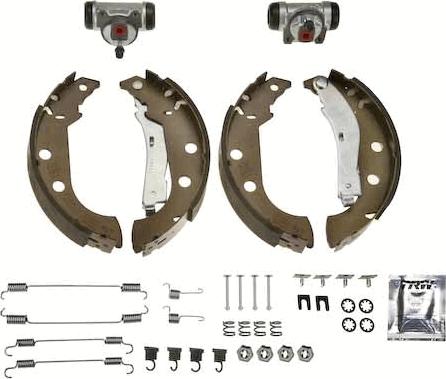 TRW BK1261 - Kit freno, freni a tamburo www.autoricambit.com