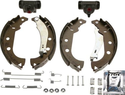 TRW BK1765 - Kit freno, freni a tamburo www.autoricambit.com