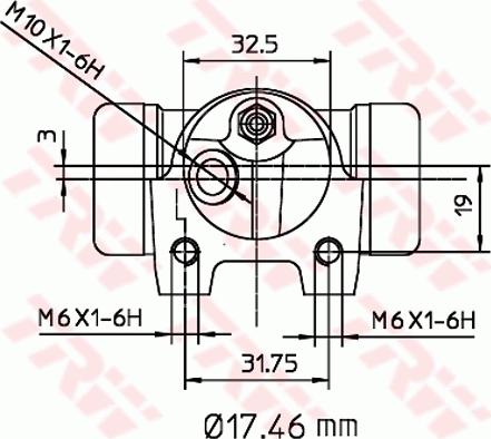 TRW BWC148 - Cilindretto freno www.autoricambit.com