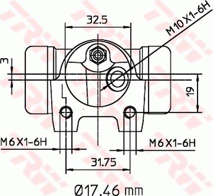 TRW BWC147 - Cilindretto freno www.autoricambit.com