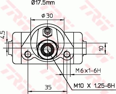 TRW BWC150 - Cilindretto freno www.autoricambit.com