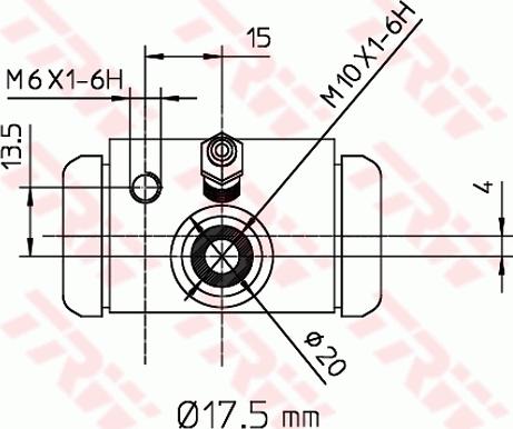 TRW BWC243 - Cilindretto freno www.autoricambit.com