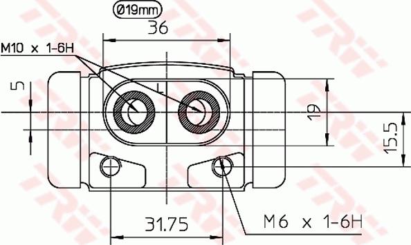 TRW BWD195 - Cilindretto freno www.autoricambit.com