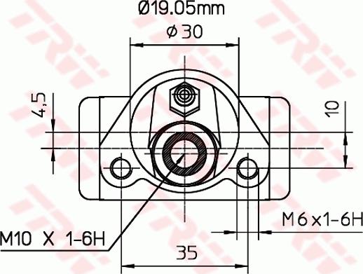 TRW BWD110 - Cilindretto freno www.autoricambit.com