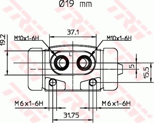 TRW BWD189 - Cilindretto freno www.autoricambit.com