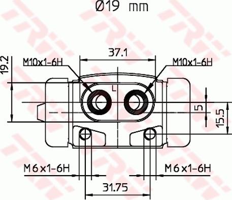 TRW BWD188 - Cilindretto freno www.autoricambit.com