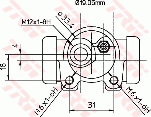 TRW BWD130 - Cilindretto freno www.autoricambit.com