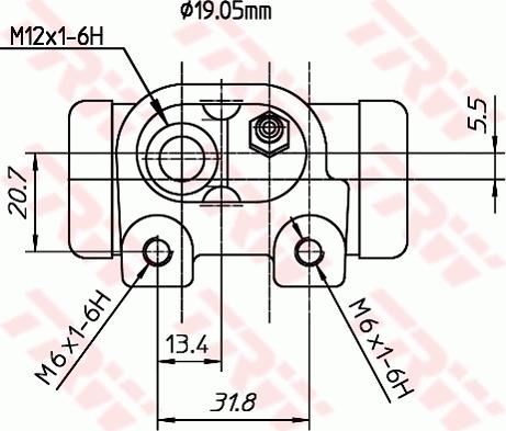 TRW BWD304 - Cilindretto freno www.autoricambit.com