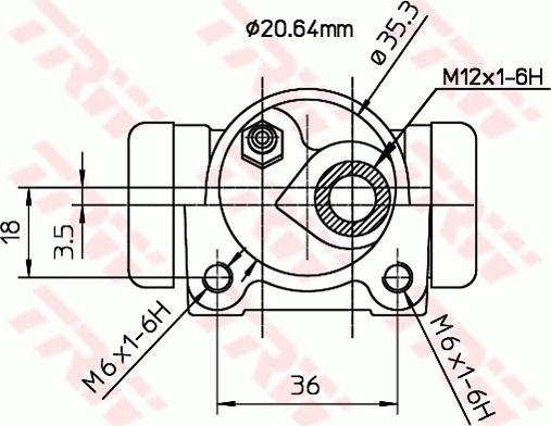 TRW BWF167 - Cilindretto freno www.autoricambit.com