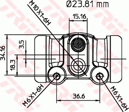 TRW BWK156 - Cilindretto freno www.autoricambit.com