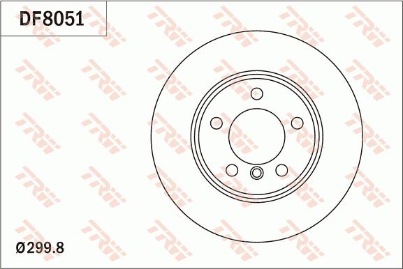 TRW DF8051 - Discofreno www.autoricambit.com