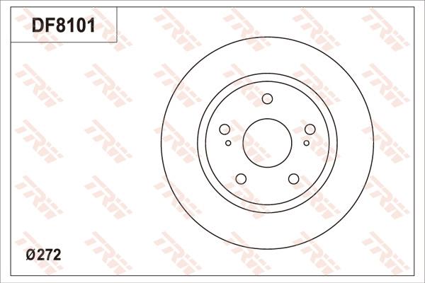 TRW DF8101 - Discofreno www.autoricambit.com