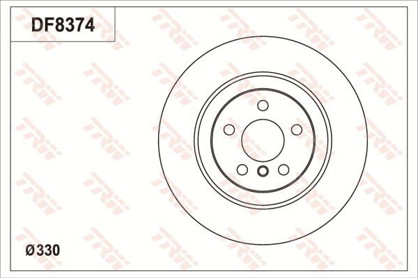 TRW DF8374S - Discofreno www.autoricambit.com