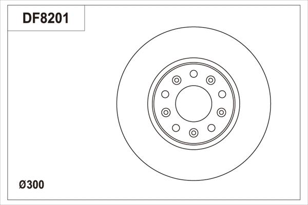 TRW DF8201S - Discofreno www.autoricambit.com