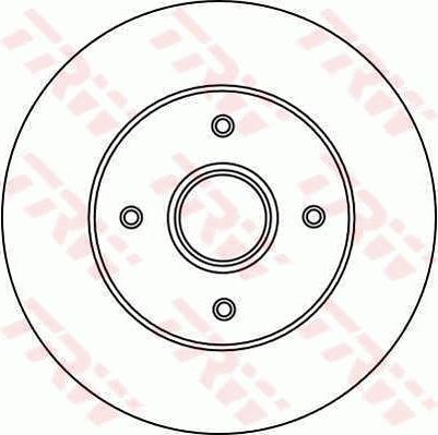 TRW DF2709 - Discofreno www.autoricambit.com