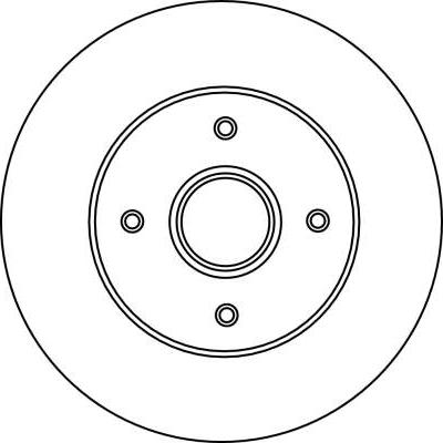 TRW DF2709 - Discofreno www.autoricambit.com