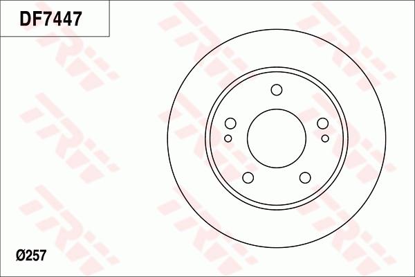 TRW DF7447 - Discofreno www.autoricambit.com