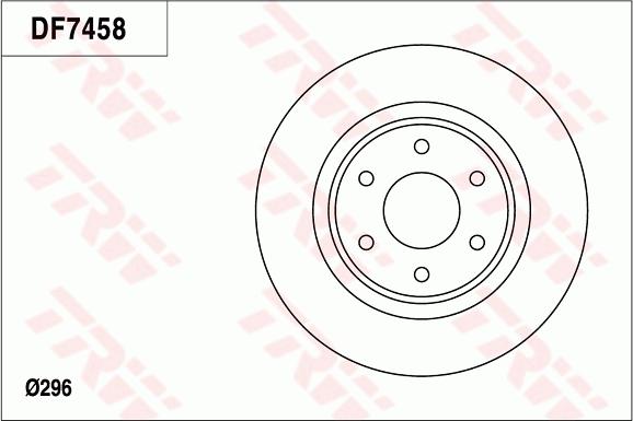 TRW DF7458 - Discofreno www.autoricambit.com