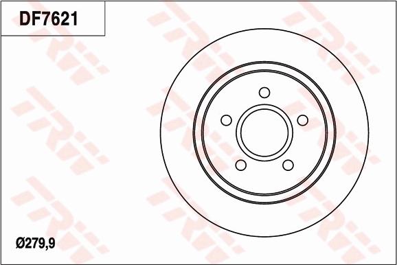 TRW DF7621 - Discofreno www.autoricambit.com